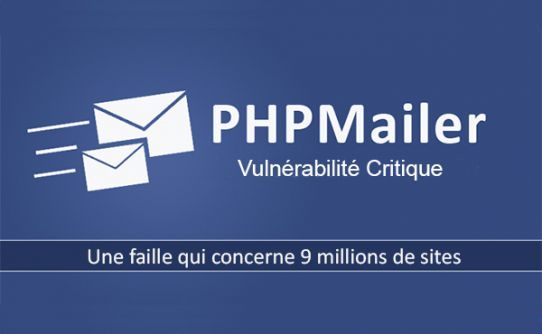 %name Une faille critique dans PHPMailer rends vulnérable des millions de sites web