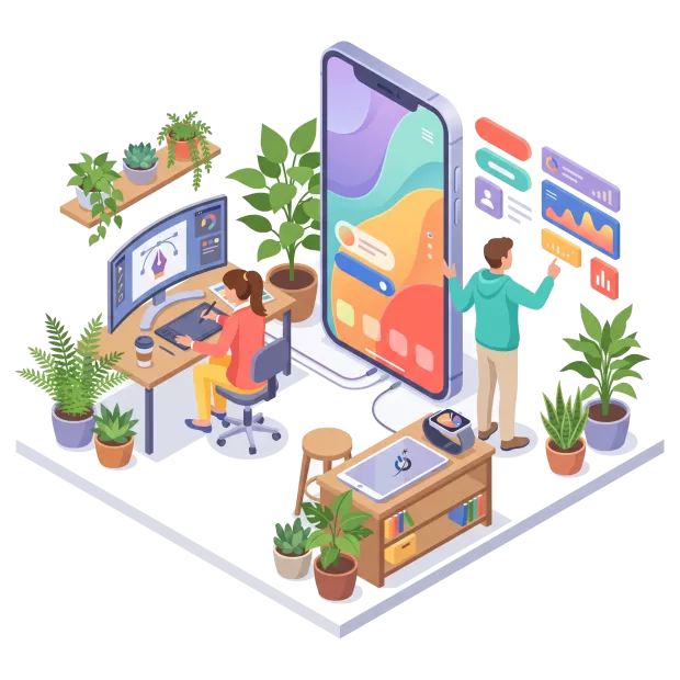 Agence Flutter : application mobile au design soigné