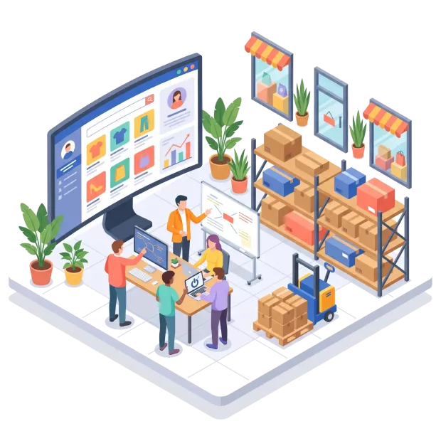 Agence Magento : équipe qui développe une grande boutique en ligne