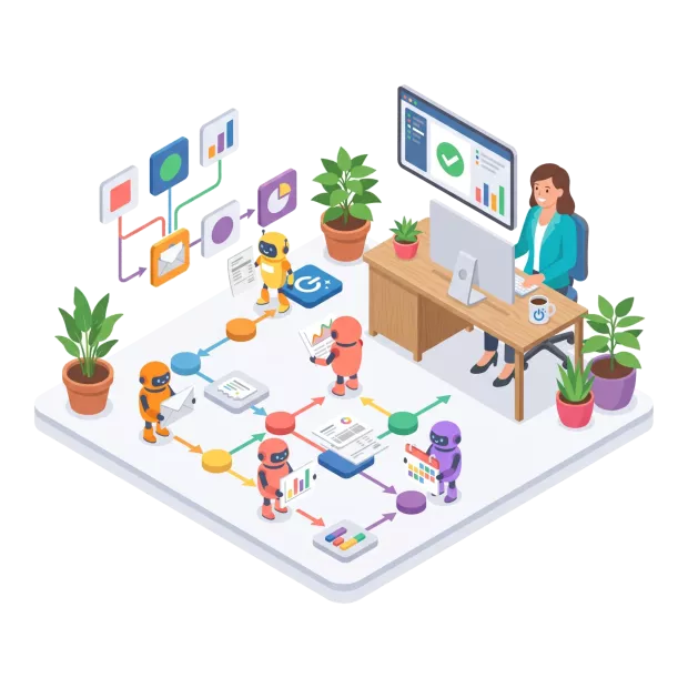 Agents IA qui automatisent les tâches de l’entreprise