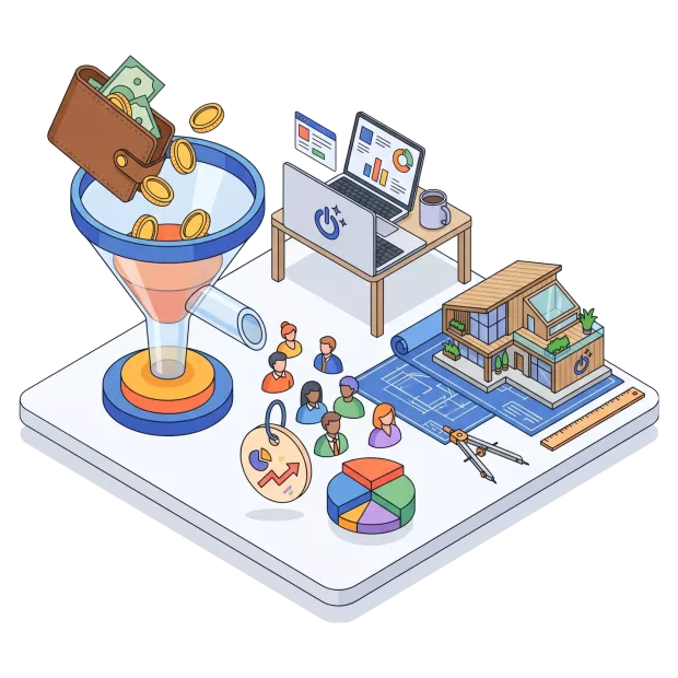 Prix de la gestion Google Ads et budget publicitaire pour architecte et agence d’architecture