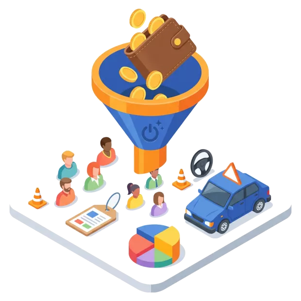 Prix de la gestion Google Ads et budget publicitaire pour auto-école ou école de conduite