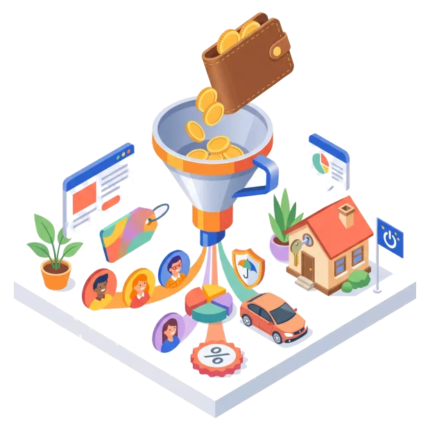 Prix de la gestion Google Ads et budget publicitaire pour courtier en assurance et en crédit