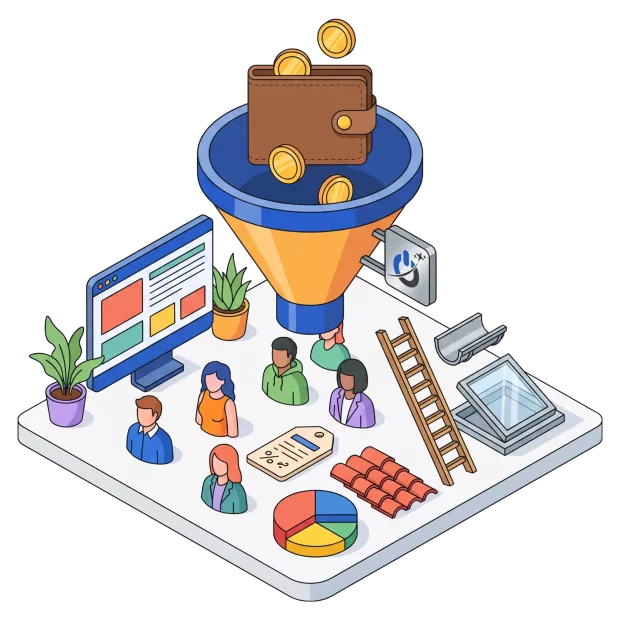 Prix de la gestion Google Ads et budget publicitaire pour couvreur et entreprise de toiture