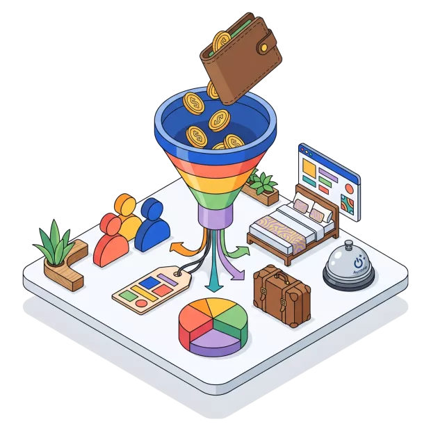 Prix de la gestion Google Ads et budget publicitaire pour hôtel, chambre d’hôtes ou gîte