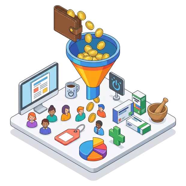 Prix de la gestion Google Ads et budget publicitaire pour pharmacie