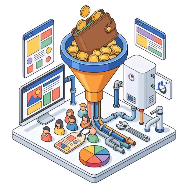Prix de la gestion Google Ads et budget publicitaire pour plombier chauffagiste