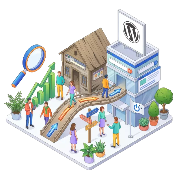 Migration WordPress sans perte de référencement : redirections et nom de domaine