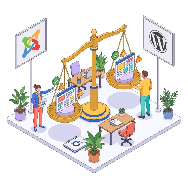 Mettre à jour Joomla ou passer à WordPress : comment choisir