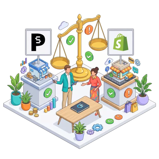 PrestaShop ou Shopify : avantages et inconvénients avant une migration