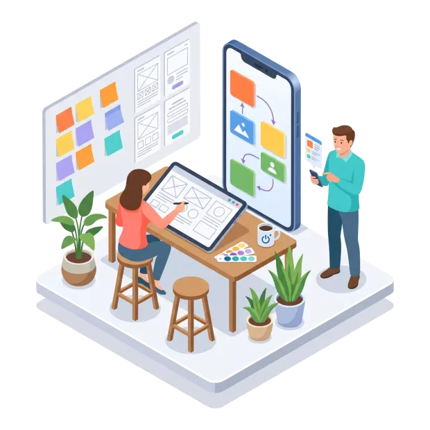 Conception UX/UI et prototype cliquable d’une application mobile