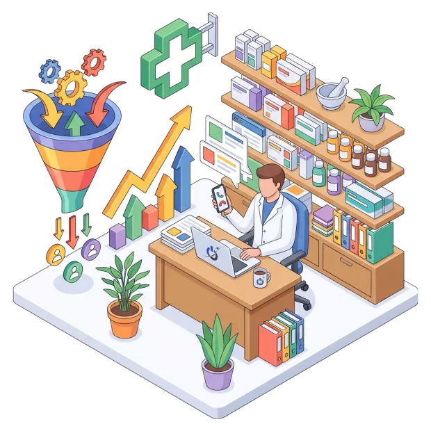 Suivi des demandes générées par Google Ads pour pharmacie