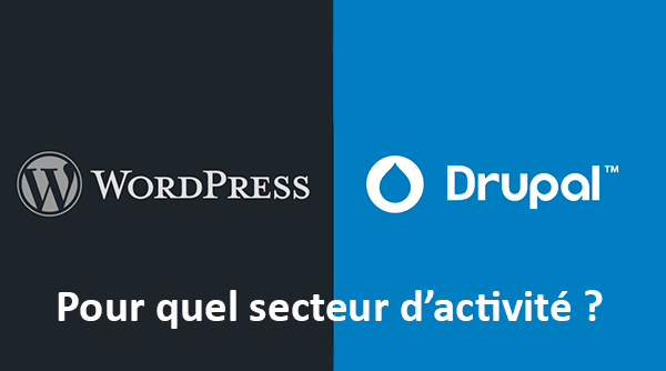 drupal vs wordpress quelle secteur activite 0c4f2934 Drupal VS WordPress : Quel CMS utiliser selon votre secteur d’activité