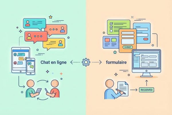Chat en ligne vs formulaire : quand l’instantané fait la différence