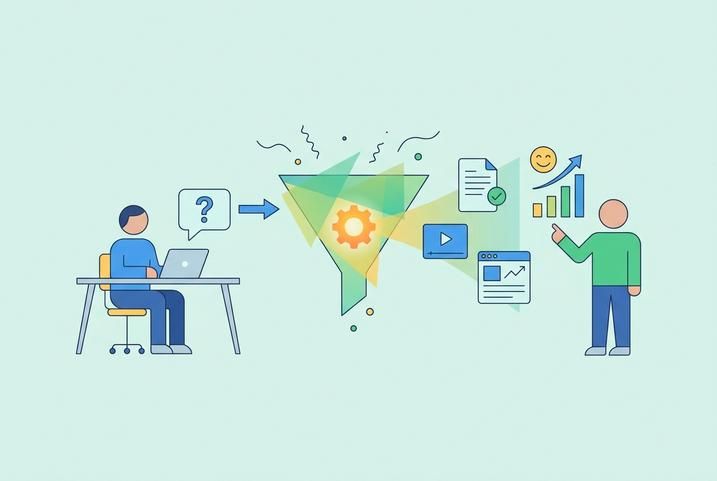 Utiliser l&rsquo;IA pour transformer les questions du support client en contenus qui convertissent
