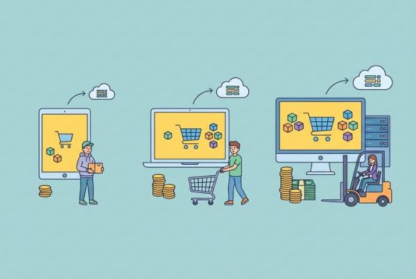 Cout e-commerce 36 mois : 500, 5 000 ou 50 000 références ?