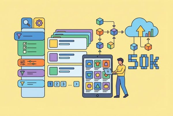 Pagination, filtres et SEO : l’architecture qui scale à 50 000 produits