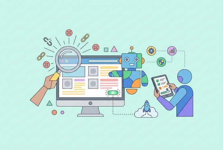 Contrôle qualité web assisté par IA avant la mise en ligne d'un site