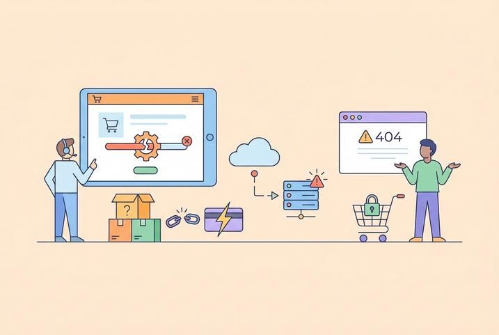 Maintenance e-commerce : les incidents les plus fréquents qui bloquent les ventes