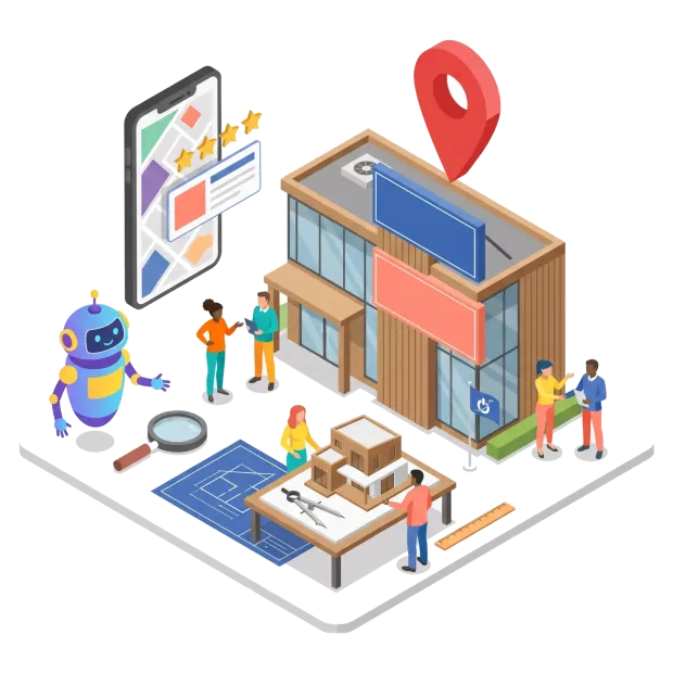 Référencement architecte sur Google, Google Maps et dans les réponses des IA