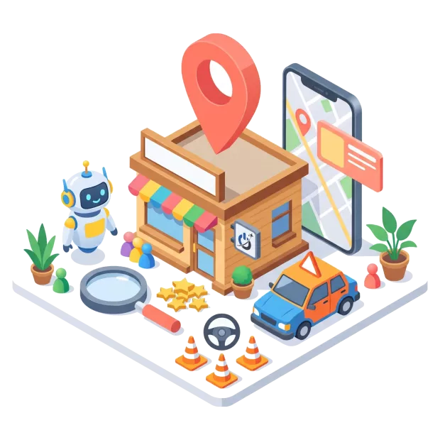 Référencement auto-école sur Google, Google Maps et dans les réponses des IA