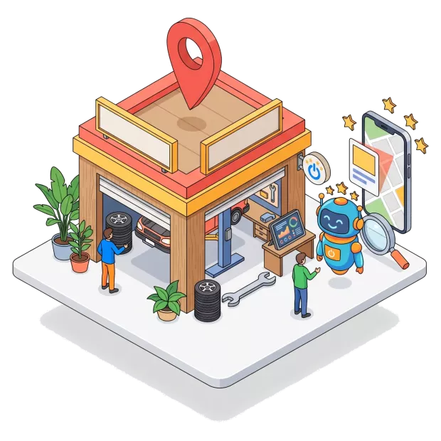 Référencement garage sur Google, Google Maps et dans les réponses des IA