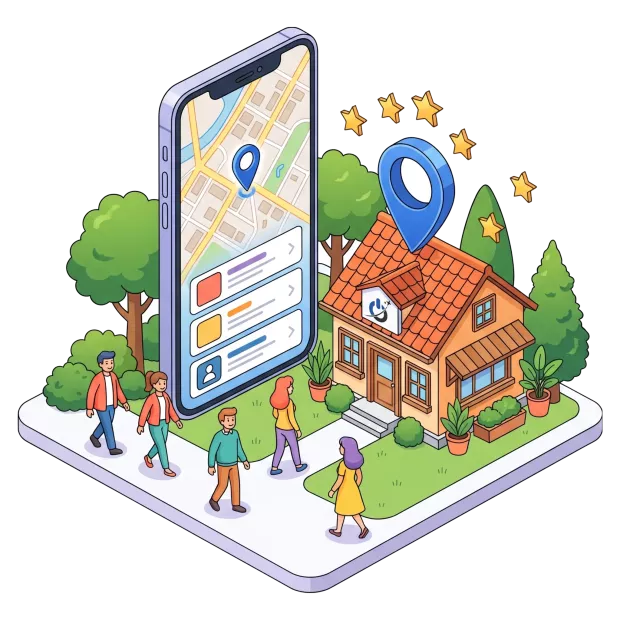 Référencement local pour couvreur et entreprise de toiture sur Google Maps