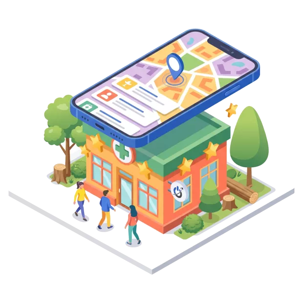 Référencement local pour pharmacie sur Google Maps