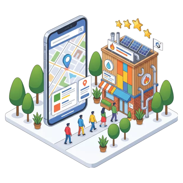 Référencement local pour plombier chauffagiste sur Google Maps