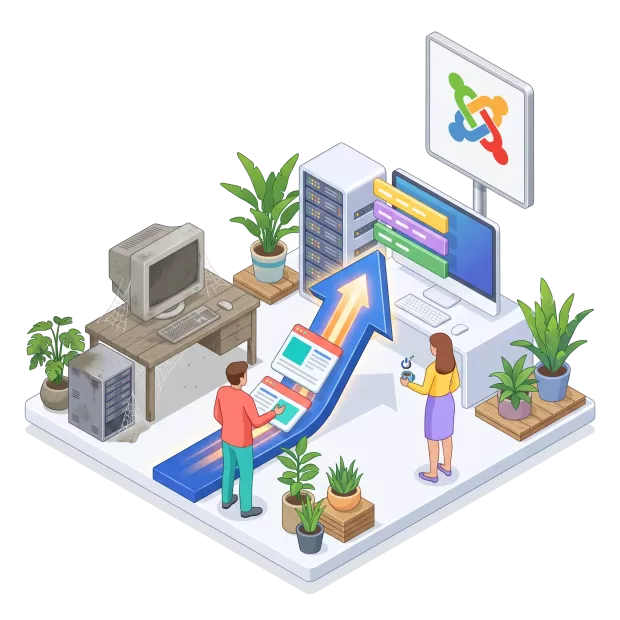 Migration Joomla : mise à jour d’un site Joomla 3 vers Joomla 5