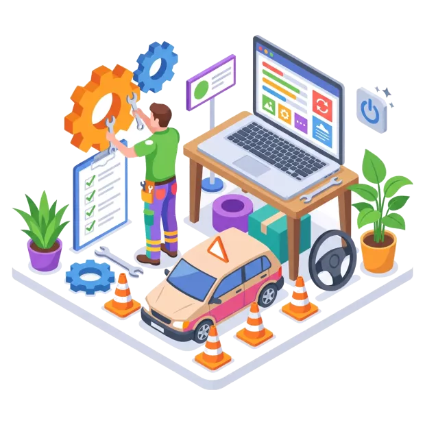 Mises à jour et maintenance technique du site internet pour auto-école ou école de conduite