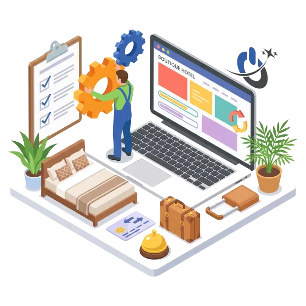 Mises à jour et maintenance technique du site internet pour hôtel, chambre d’hôtes ou gîte