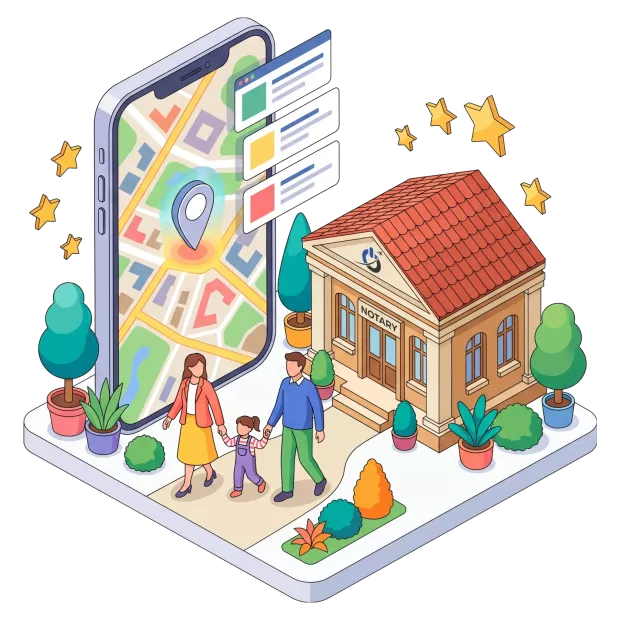 Référencement local d’un office notarial sur Google Maps