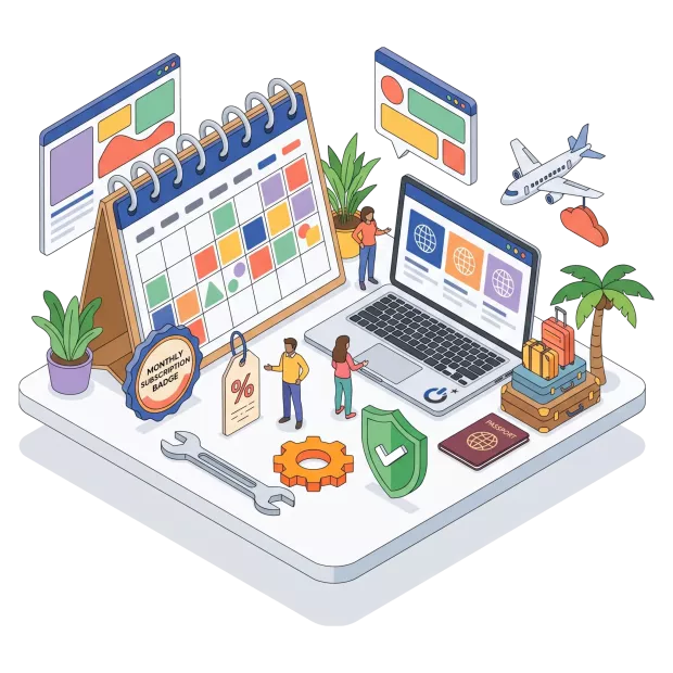 Prix du contrat de maintenance et de sécurité du site internet pour agence de voyage ou tour-opérateur