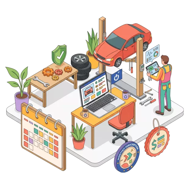 Prix du contrat de maintenance et de sécurité du site internet pour garage automobile