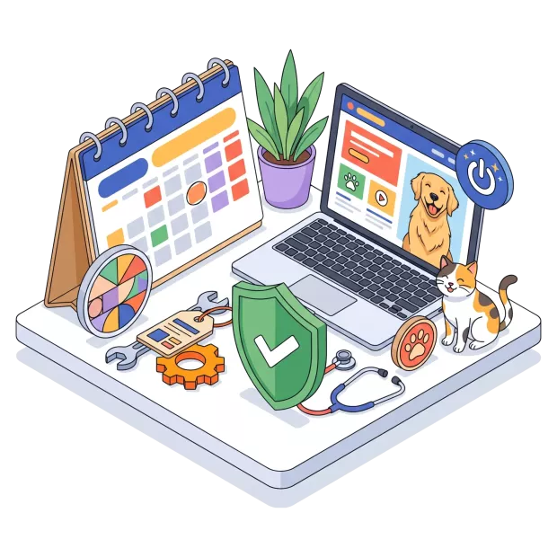 Prix du contrat de maintenance et de sécurité du site internet pour clinique vétérinaire