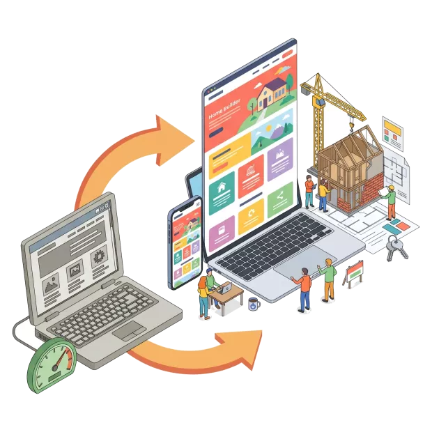 Refonte de site internet pour constructeur de maisons individuelles : site modernisé et plus rapide