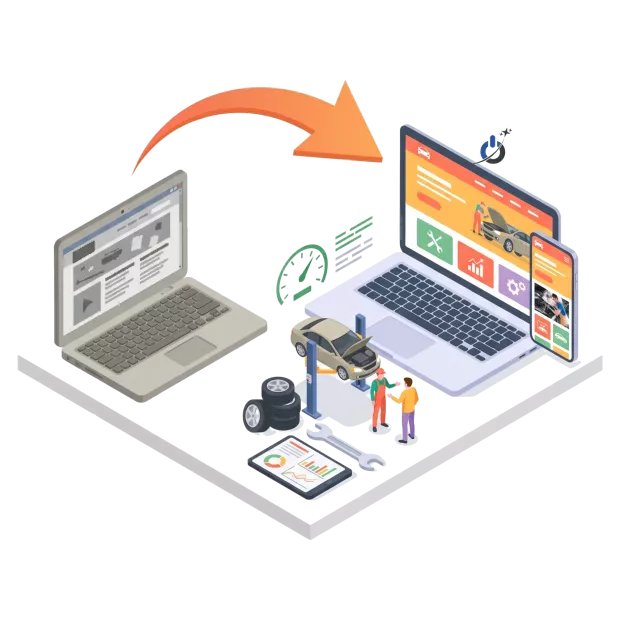 Refonte de site internet pour garage automobile : site modernisé et plus rapide