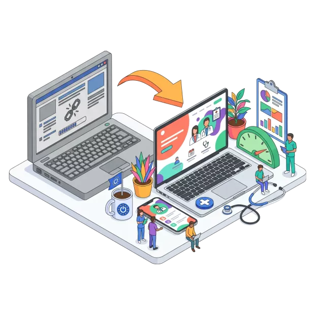 Refonte de site internet pour cabinet médical ou clinique : site modernisé et plus rapide