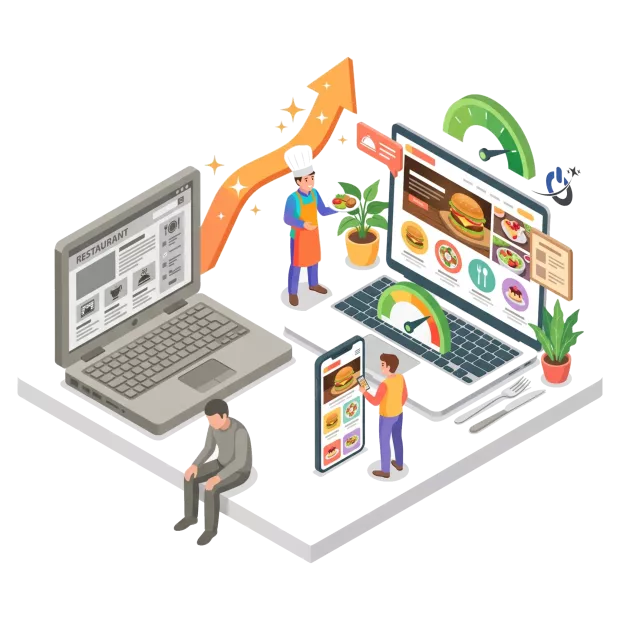 Refonte de site internet de restaurant : ancien site transformé en site moderne et rapide