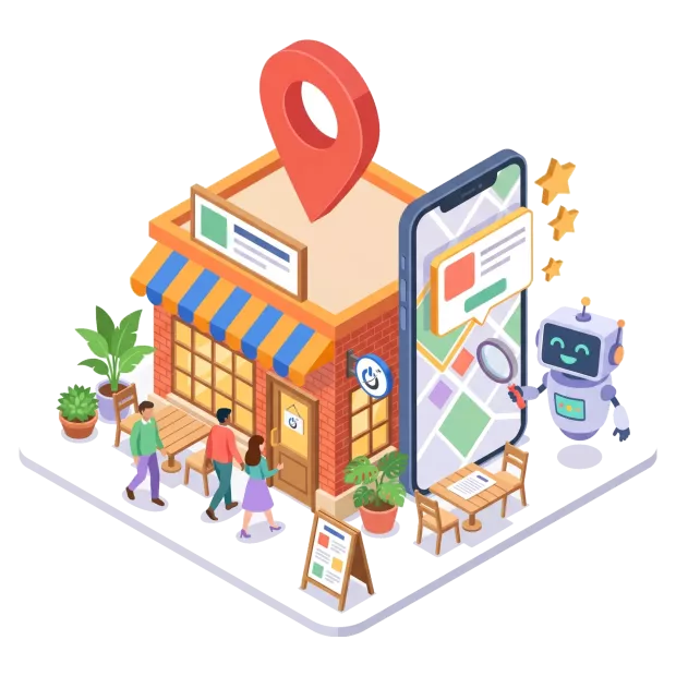 Référencement d’un restaurant sur Google Maps, avec avis clients et visibilité dans les IA
