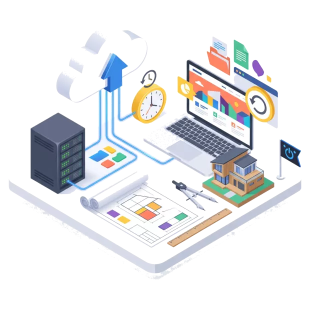 Sauvegardes quotidiennes et restauration du site internet pour architecte et agence d’architecture