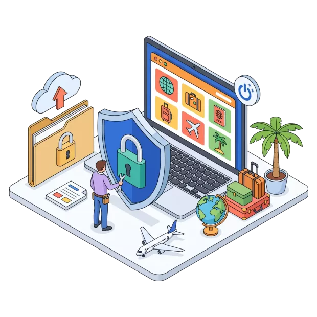Maintenance et sécurité du site internet pour agence de voyage ou tour-opérateur