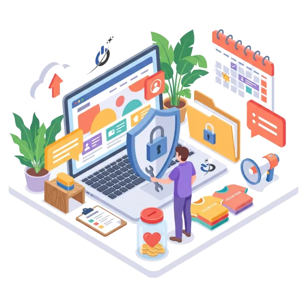 Maintenance et sécurité du site internet pour association, ASBL ou OBNL