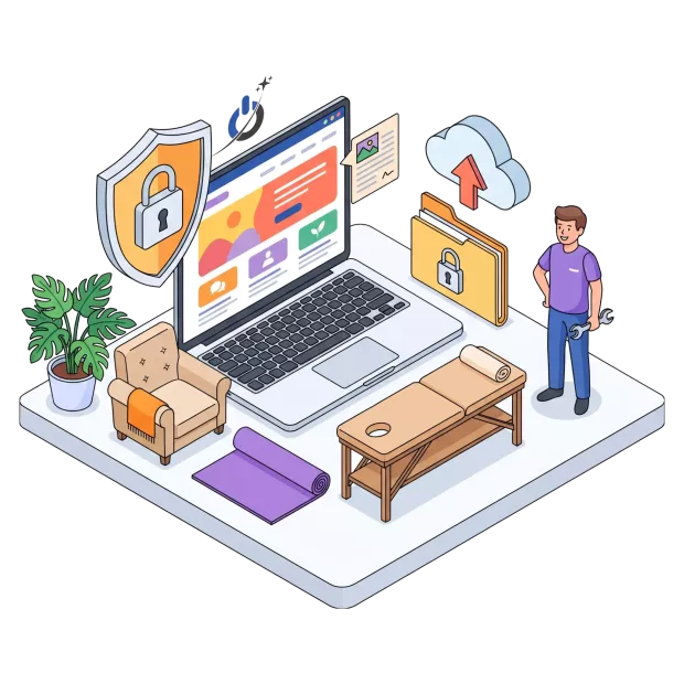 Maintenance et sécurité du site internet pour thérapeute, psychologue, ostéopathe ou kinésithérapeute