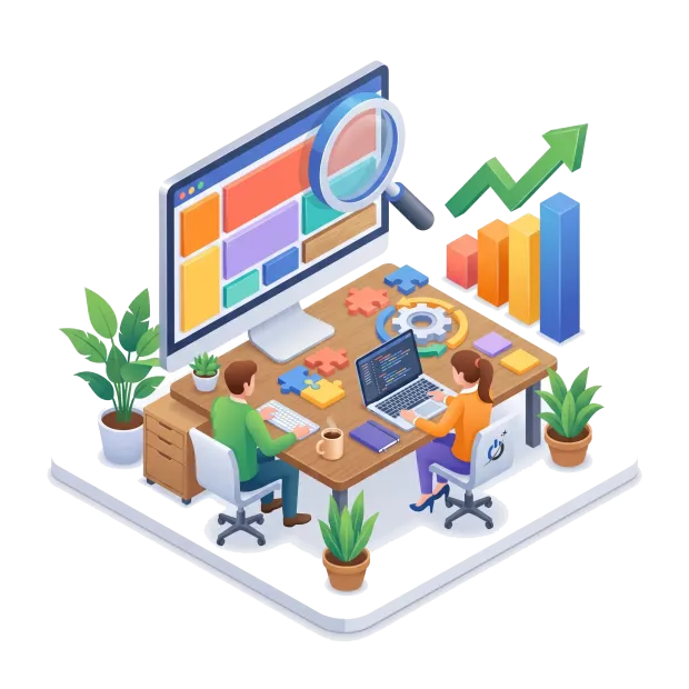 SEO WordPress : équipe qui optimise le référencement naturel d’un site WordPress