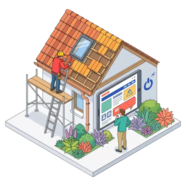 Création de site internet pour couvreur et entreprise de toiture
