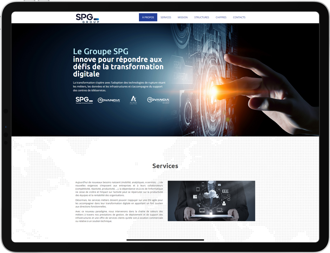 spg groupe com 75cdb93a Agence Web Joomla