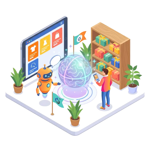 Boutique WooCommerce avec recherche intelligente et recommandations IA
