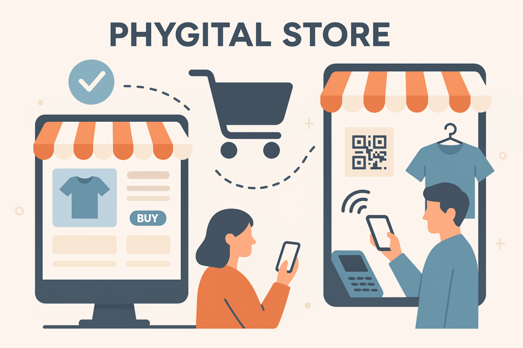 Phygital Store : fusionner magasun physiaue et site eCommerce